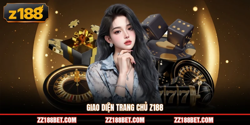 Giao diện trang chủ Z188